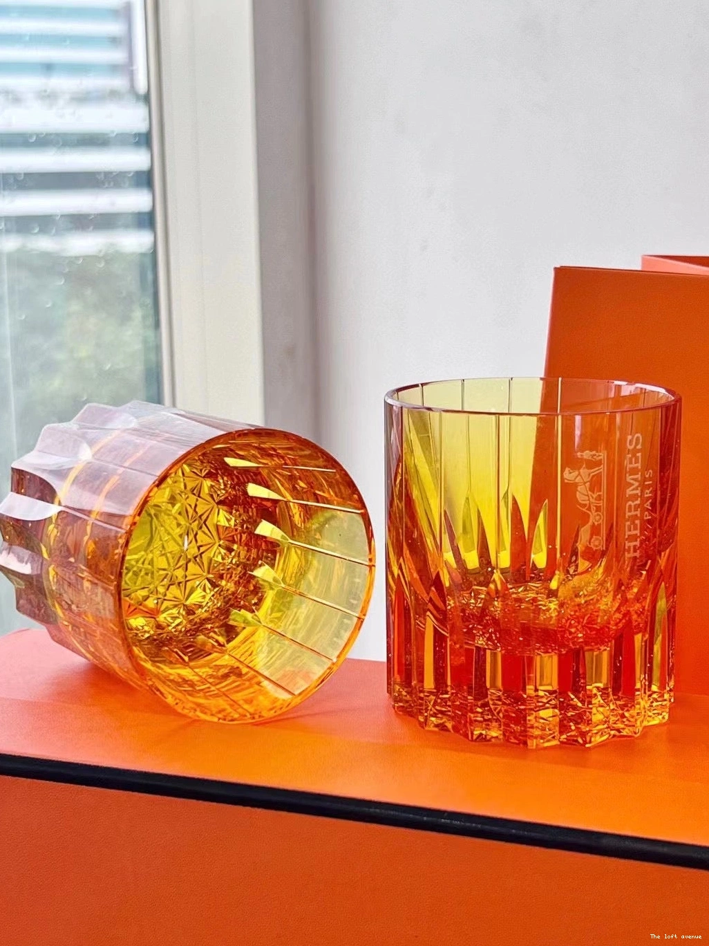 HERMES GLASSWARE CUPS 0820